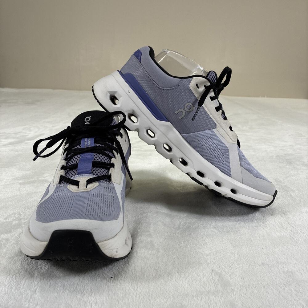 On® Cloud Women's 7.5 Cloudrunner Running Shoes in Light Purple White Black